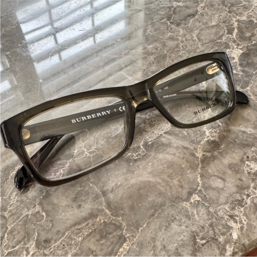 Burberry Black Bold Rectangular Glasses - image 2
